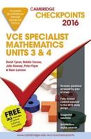 Cambridge Checkpoints VCE Specialist Mathematics 2016 and Quiz Me More