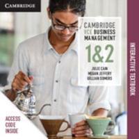 Cambridge VCE Business Management Units 1 and 2 Digital (Card)