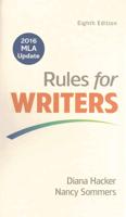 Rules for Writers With 2016 MLA Update