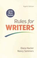 Rules for Writers With Writing About Literature (Tabbed)