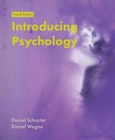 Introducing Psychology (International Edition)