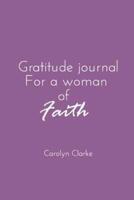 Gratitude journal for a woman of faith