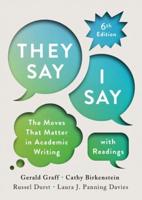 "They Say / I Say" With Readings