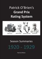 Patrick O'Brien's Grand Prix Rating System: Season Summaries 1920-1929
