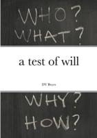 a test of will