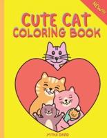 Cute Cat Coloring Book