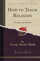 How to Teach Religion