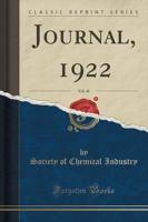 Journal, 1922, Vol. 41 (Classic Reprint)