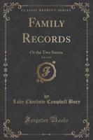 Family Records, Vol. 1 of 2