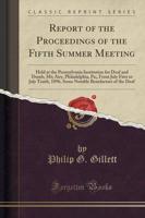 Report of the Proceedings of the Fifth Summer Meeting