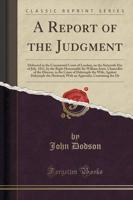 A Report of the Judgment