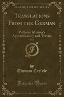 Translations from the German, Vol. 2