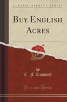 Buy English Acres (Classic Reprint)