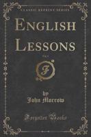 English Lessons, Vol. 1 (Classic Reprint)