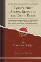 Twenty-First Annual Report of the City If Keene