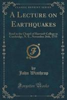 A Lecture on Earthquakes