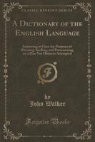 A Dictionary of the English Language