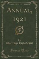 Annual, 1921 (Classic Reprint)