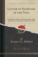 Letter of Secretary of the Navy