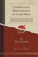 Competition from Imports of Lamb Meat