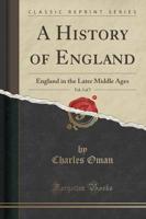 A History of England, Vol. 3 of 7