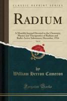 Radium, Vol. 8