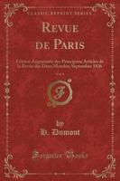Revue De Paris, Vol. 9