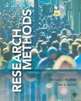 Research Methods for Criminal Justice and Criminology