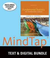 Bundle: Fundamental Statistics for the Behavioral Sciences, Loose-Leaf Version, 9th + Mindtap Psychology, 2 Terms (12 Months) Printed Access Card