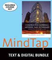 Bundle: Construction Materials, Methods and Techniques, 4th + Mindtap Construction 2 Terms (12 Months) Printed Access Card