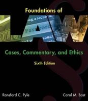 Bundle: Foundations of Law: Cases, Commentary and Ethics, Loose-Leaf Version, 6th + Mindtap Paralegal, 1 Term (6 Months) Printed Access Card