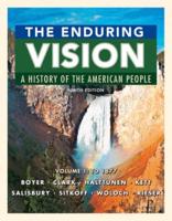 Bundle: The Enduring Vision, Volume I: To 1877, 9th + Mindtap History, 1 Term (6 Months) Printed Access Card