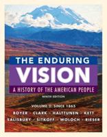 Bundle: The Enduring Vision, Volume II: Since 1865, 9th + Mindtap History, 1 Term (6 Months) Printed Access Card