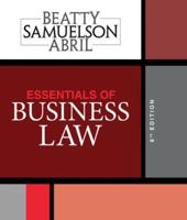 Bundle: Essentials of Business Law, 6th + Mindtap Business Law, 1 Term (6 Months) Printed Access Card