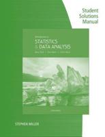 Student Solutions Manual for Peck/Olsen/Devore's Introduction to Statistics and Data Analysis, 6th