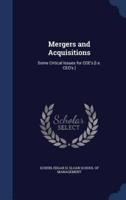 Mergers and Acquisitions