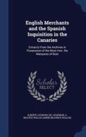 English Merchants and the Spanish Inquisition in the Canaries