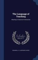 The Language of Teaching