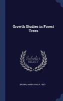 Growth Studies in Forest Trees