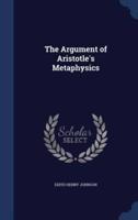 The Argument of Aristotle's Metaphysics