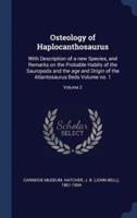 Osteology of Haplocanthosaurus