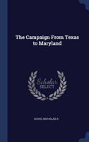 The Campaign From Texas to Maryland