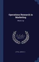 Operations Research in Marketing