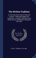 The Written Tradition