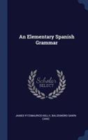 An Elementary Spanish Grammar