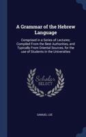 A Grammar of the Hebrew Language