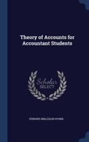 Theory of Accounts for Accountant Students