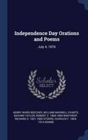 Independence Day Orations and Poems
