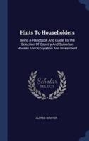 Hints To Householders