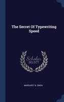 The Secret Of Typewriting Speed